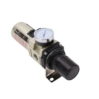 Régulateur Lubrificateur Pneumatique CHDLT AW3000-03 Unité RFL Vanne de Contrôle Compresseur d'Air Blanc Champagne