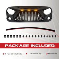 Gobison nouveaux produits pour 4x4 accessoires tout-terrain Grille de voiture avant pour JEEP Wrangler JK