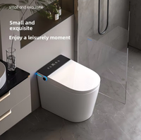 Toilette intelligente à induction avec limiteur de pression d'eau, chauffe-eau électrique instantané, entièrement automatique et télécommandé
