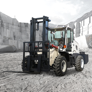Industrial Hydraulic Pallet <strong>Forklift</strong> Truck Self-Loading for Construction Site Farm All Terrain Rough Terrain Off Road <strong>Forklift</strong> - Product Image 1