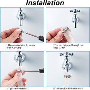 Đa abrazaderas de acero inoxidable thép không gỉ Mỹ loại Ống kẹp với giá cả tốt đẹp - Product Image 5