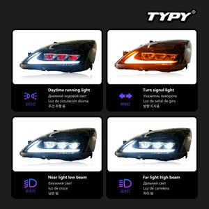 Conversions de phares à LED pour Honda Accord 7ème génération (2004-2007) avec feux de jour et clignotants séquentiels. - Product Image 4