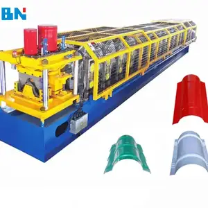 Metal Roof Ridge Roll Forming Machine Color Steel Roof Sheet Making Ridge Roll Forming Machine Tile Making Machinery