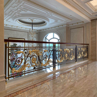Rampe d'escalier moderne personnalisable en aluminium - Rampe d'escalier intérieure