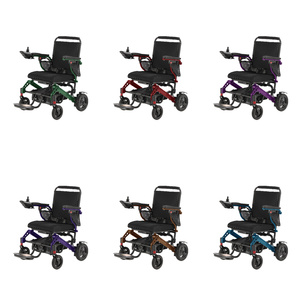 24v 10/20ah סוללת ליתיום צבע מותאם אישית סגסוגת אלומיניום נכה נסיעות גלגלים חשמלי קל - Product Image 1