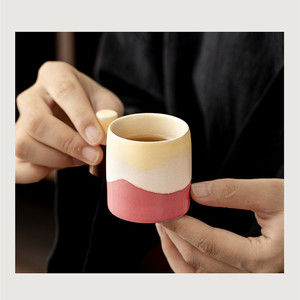 <span class=keywords><strong>Set</strong></span> di tazze da caffè in stile MSH mediorientale in ceramica Arabia saudita 4 tazze <span class=keywords><strong>con</strong></span> manico in legno - Product Image 6