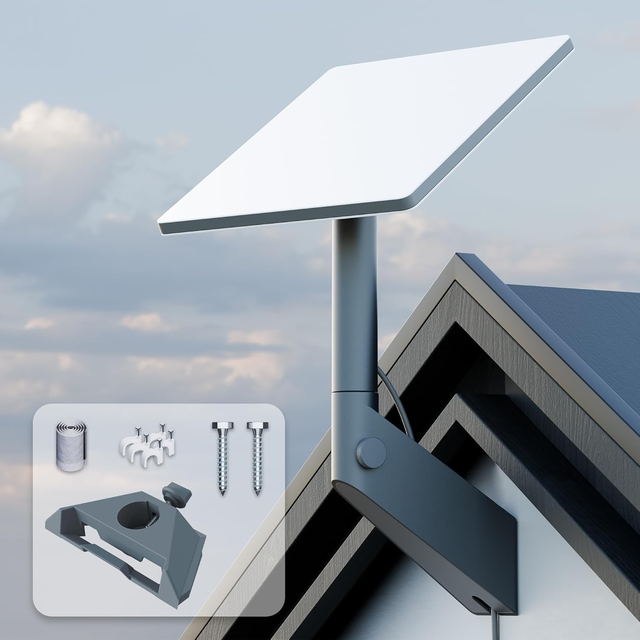 Gen 3 Mount for Starlink, Rustproof & Weatherproof Adjustable Wall/Roof/Pole Mounting Kit, Compatible with Starlink Standard V3