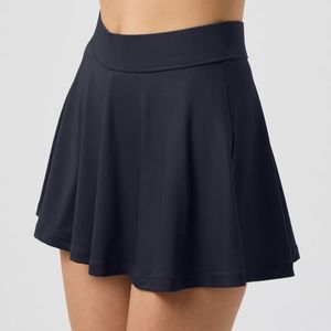 Hoch taillierte Tennis röcke Eingebaute Shorts Golf röcke Mit Taschen Benutzer definiertes Logo Super Elastic Women Sports Fitness Rock - Product Image 4