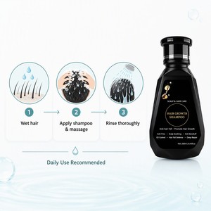 Shampoo allo Zenzero con Caffeina e Aminoacidi per la Crescita dei <span class=keywords><strong>Capelli</strong></span>, <span class=keywords><strong>Anti</strong></span>-<span class=keywords><strong>Caduta</strong></span>, Riparazione Profonda, Rafforzamento delle Radici, Risultati Visibili in 4 Settimane, per Adulti - Product Image 5