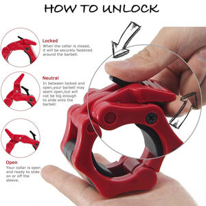 Colliers de barre d'haltères ABS 25 mm 50 mm en stock en Espagne, équipement de fitness pour la musculation et les séances d'entraînement de force - Product Image 5