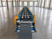 Machine de formage de tuyaux métalliques ronds entièrement automatique pour la production de gouttières, rouleaux en acier GCr15/aluminium pour les développeurs de bâtiments
