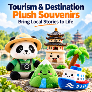 Peluches Personalizados de Recuerdo, Mascotas Turísticas, Peluches de Lugares Emblemáticos, Montañas, Árboles, Autobuses y Animales para Tiendas de Regalos y Promoción de Destinos - Product Image 1