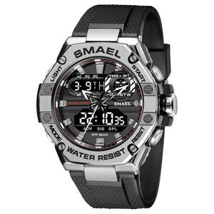 Reloj SMAEL 8066 Analógico Digital de Cuarzo, Reloj Deportivo Resistente al Agua, Relojes para Hombre - Product Image 6