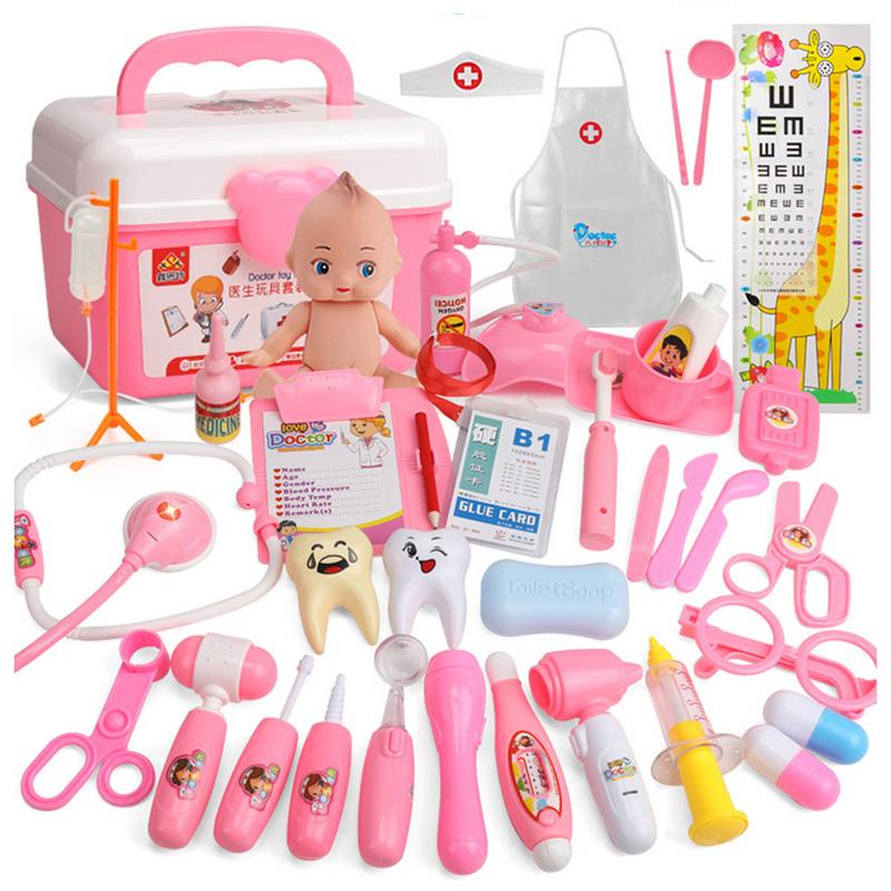 Новинка 2019, 21 набор игрушек для игрового домика Doctor, набор игрушек для детей, имитация медицинского инструмента, Прямая поставка