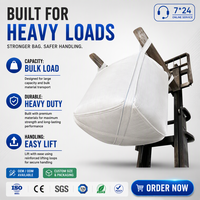 Sacs FIBC Q en polypropylène (PP) 100% grand format, formes stabilisées, enduits et laminés, avec cloison, pour aliments, produits chimiques, poudres, granulés de bois, tapioca et poudre de manioc