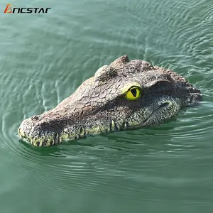 Bricstar Prank Toys 2.4G Remote 4-CH Control Electric Racing Boat with Simulation crocodile head rc boat,fishing boat rc