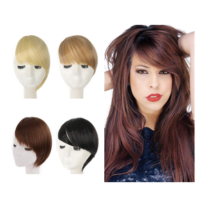 Bán Buôn Dày <span class=keywords><strong>Clip</strong></span> Trong Hairpieces Side Quét 3D Không Khí Bang Tự Nhiên Vô Hình <span class=keywords><strong>Clip</strong></span> Trên Giả Tóc <span class=keywords><strong>Bangs</strong></span> Cho Hàng Ngày Mặc - Product Image 4