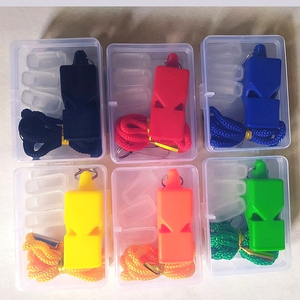 CHENGHONG renkli plastik kutu paketi ile özel logo yüksek perdeli düdük - Product Image 1