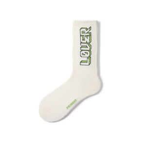 Chaussettes de mode personnalisées de haute qualité avec logo jacquard, design gratuit - Product Image 3