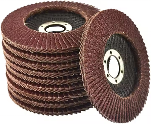 T27 T29 grain 40 60 80 120 240 320 400 <span class=keywords><strong>disque</strong></span> à lamelles en oxyde d'aluminium 125mm polissage meulage abrasif fibre de verre personnalisable OEM - Product Image 1
