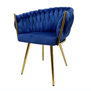 Nhà máy nóng bán <span class=keywords><strong>grey</strong></span> nhung ăn ghế với cánh tay vàng chân kim loại chần chừ hiện đại cafe ghế mềm màu be trắng ghế - Product Image 6