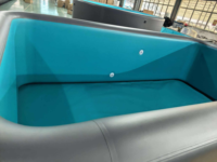 Piscine gonflable portable de jardin personnalisable pour la publicité, piscine hors sol robuste pour enfants et adultes