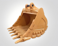 Excavator Bucket Tambang Tugas Berat Ekstra untuk Penanganan Batu Tambang 20-50 Ton