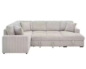 Sofá Modular en Forma de L de Dos Plazas, de Terciopelo de Lujo Italiano, <span class=keywords><strong>Lavable</strong></span>, para Apartamentos, Hoteles, Centros Comerciales y Salas de Estar - Product Image 2