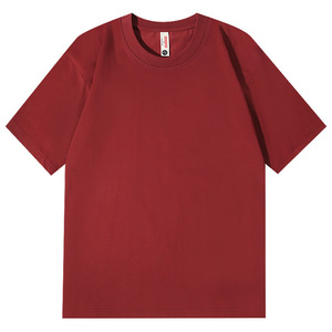 T-shirt personnalisé en coton uni à manches courtes, vêtement de loisirs pour groupe, utilisation estivale, impression DIY, broderie de logo - Product Image 2