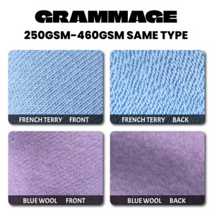 YWGH unisexe pull à capuche surdimensionné goutte épaule personnalisable Streetwear poids lourd français éponge pour l'été en gros en vrac - Product Image 4