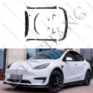 Chaoshenghang Auto Repuestos Body Protecter, nuevos kits de carrocerí<span class=keywords><strong>a</strong></span> de coche de estilo de fibra de carbono para Tesla Model <span class=keywords><strong>Y</strong></span> Body Kit Accesorios 2019- - Product Image 2