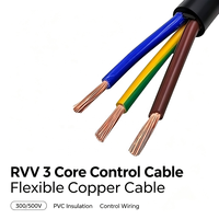 3-adriges RVV CCA Flexibles Kabel 1,5mm² 2,5mm² 4mm² 6mm² PVC-isoliertes Kabel