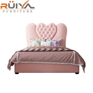 Nuovissimo <span class=keywords><strong>Letto</strong></span> per Bambini in Pelle, Arredamento Camera da <span class=keywords><strong>Letto</strong></span>, Struttura <span class=keywords><strong>Letto</strong></span> <span class=keywords><strong>a</strong></span> Forma di <span class=keywords><strong>Cuore</strong></span> per Bambine, Economico - Product Image 1