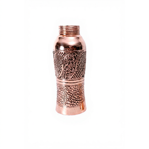 Botellas de Agua de Cobre con Tapa, Ayurvédicas, Beneficiosas para la Salud, Decorativas, Regalos Empresariales Metálicos, Estilo Americano, Ecológicas, con Pajita para el Hogar - Product Image 1