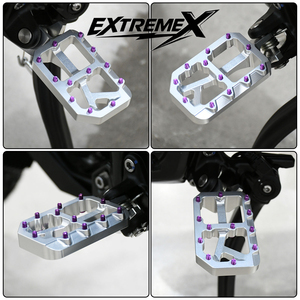Pijakan Kaki Aluminium CNC 7075 untuk Sur-Ron Ultra Bee LBX E-Ride Pro Wide Non-Slip Pedals - Product Image 3