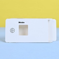 Boîte d'emballage en papier personnalisée, certifiée RoHS, pliable, écologique, en matériaux recyclés, avec doublure en éponge pour téléphone et câble USB