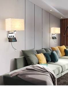<span class=keywords><strong>Support</strong></span> de téléphone portable rechargeable par USB, lampe murale E27 <span class=keywords><strong>pour</strong></span> chambre à coucher, lampes de lecture de chevet, lumière murale moderne minimaliste <span class=keywords><strong>pour</strong></span> hôtel, villa - Product Image 6