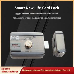 Cộng Đồng Kỹ Thuật Số Cửa Khóa Xi Lanh Điều Khiển Điện Tử Hộ Gia Đình Truy Cập Với Im Lặng Swipe Thẻ Duy Nhất Đôi Đầu 60Mm Backset - Product Image 6