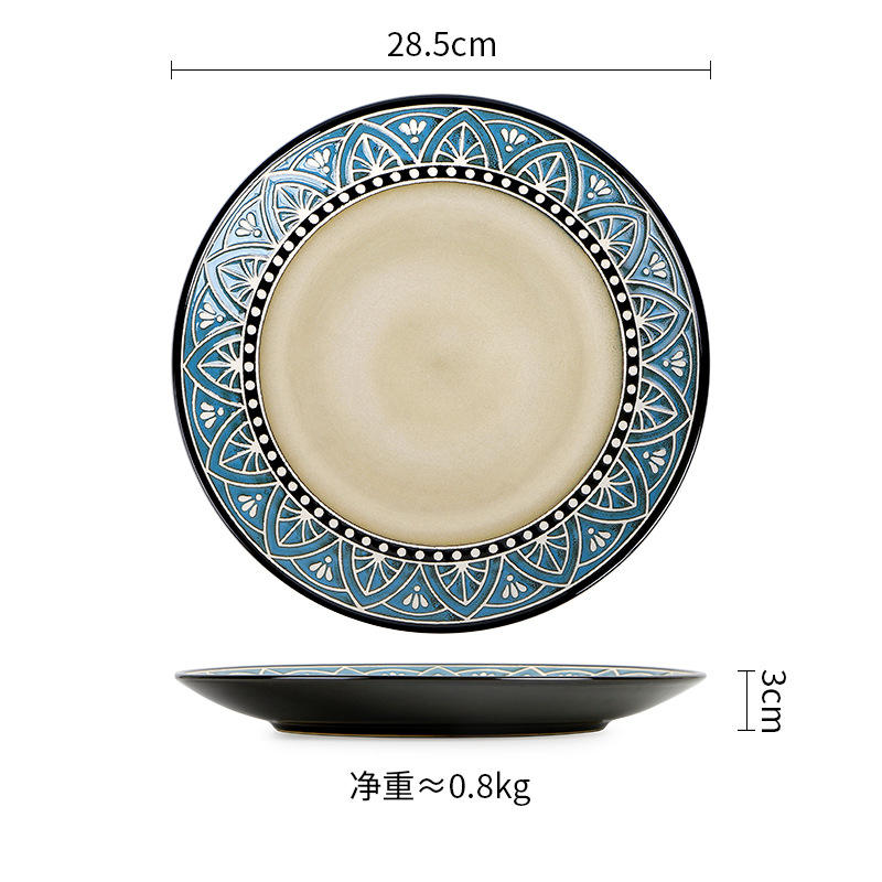 Blue Prouse coast-grande assiette de 11 pouces