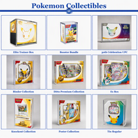 TCG 30. Jubiläums-Sylveon Ex Box Acryl-Vitrine mit Magnetdeckel 99% UV-Schutz Promo-Karten-Sammelbox