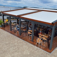 Pare-soleil rétractable en PVC, pont latéral Durable, Protection solaire chinoise contre la pluie en aluminium pour toit