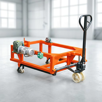 Mélangeur de fûts électrique 400 kg, rotateur pour fûts d'huile de 55 gallons, machine de mélange à rouleaux, levage industriel mobile, rotation à 360 degrés