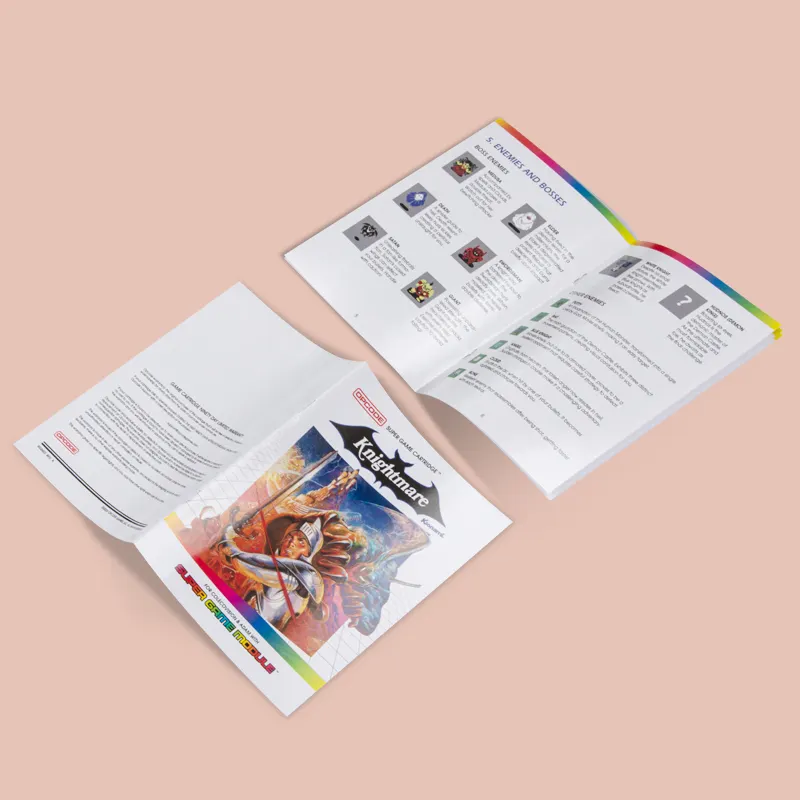 Full-Color Custom A5 Manual Pamphlet Brochure Magazine Catalogue Paper & Paperboard Printing