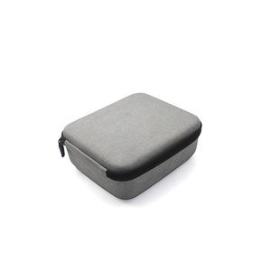 Étui de voyage écologique personnalisé pour l'électronique grande capacité en toile avec insert en PU avec fermeture à glissière sac de transport pratique - Product Image 5