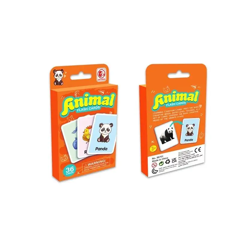 子供の啓発教育興味栽培単語学習紙カードオプションのおもちゃの複数のシリーズ