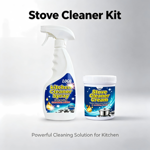 Kit 2 en 1 <span class=keywords><strong>de</strong></span> Spray Desengrasante para Cocina y Pasta Limpiadora para Estufas, Hornos y Campanas Extractoras, Elimina <span class=keywords><strong>el</strong></span> Carbono Quemado - Product Image 1