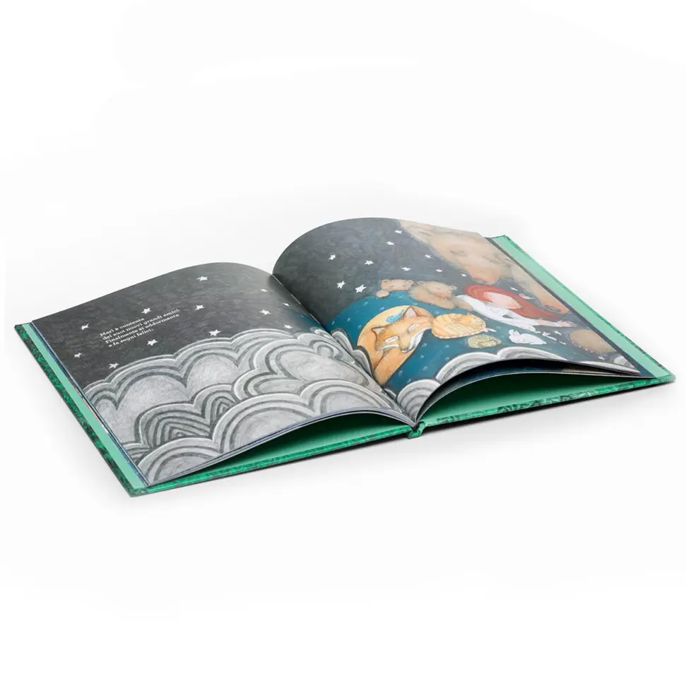 Buku Sampul Keras Kustom Buku Cetak Anak-anak Sampul Keras Pencetak Buku Di Cina