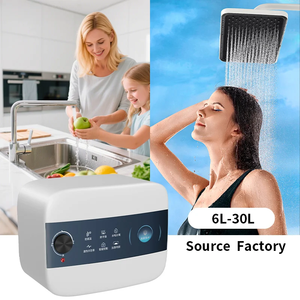 <span class=keywords><strong>Chauffe</strong></span>-<span class=keywords><strong>eau</strong></span> <span class=keywords><strong>électrique</strong></span> portable 220V compact en plastique avec boîtier en acier émaillé <span class=keywords><strong>pour</strong></span> cuisine et <span class=keywords><strong>salle</strong></span> <span class=keywords><strong>de</strong></span> <span class=keywords><strong>bain</strong></span> domestiques - Product Image 3