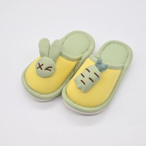 Toutes les saisons Adultes Enfants Coton Tissu Mignon Carotte Maison Intérieur Bout Ouvert Pantoufles Mignon Bébé Pantoufles - Product Image 1