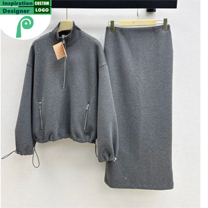 Abbigliamento Femminile alla <span class=keywords><strong>Moda</strong></span> Coreana, Fornitori <span class=keywords><strong>Online</strong></span> e Produttori di Loghi Rinomati, Fornitura di Alta Qualità, Completo Vintage a Due Pezzi - Product Image 3